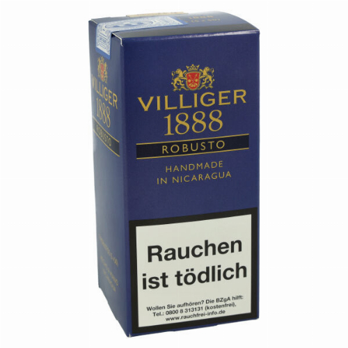 Villiger 1888 Nicaragua Robusto Zigarren 9Stk. Villiger 1888 Nicaragua Robusto Zigarren 9Stk.