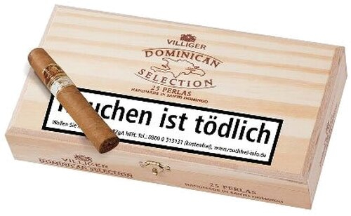 Villiger Dominican Selection Perla 25 Stk Zigarren Villiger Dominican Selection Perla 25 Stk Zigarren