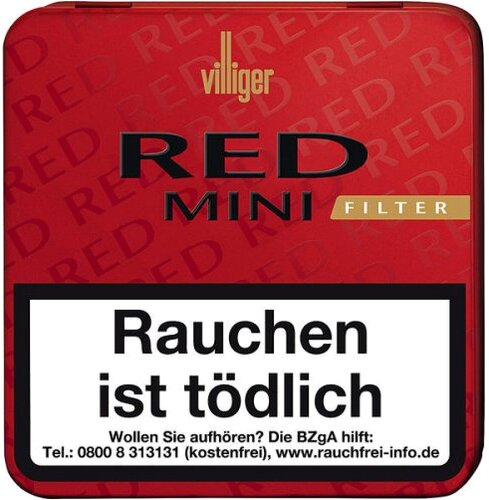 Villiger Red Mini Filter  Villiger Red Mini Filter