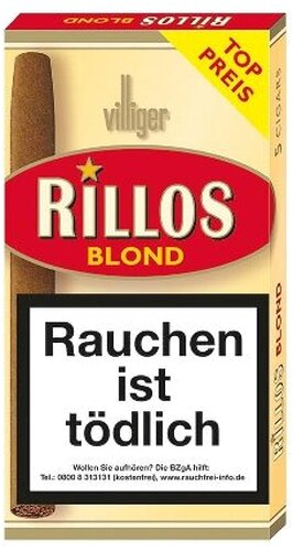 Villiger Rillos Blond 5er
