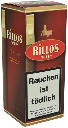 Villiger Rillos Tip 25er Zigarillos Villiger Rillos Tip 25er Zigarillos