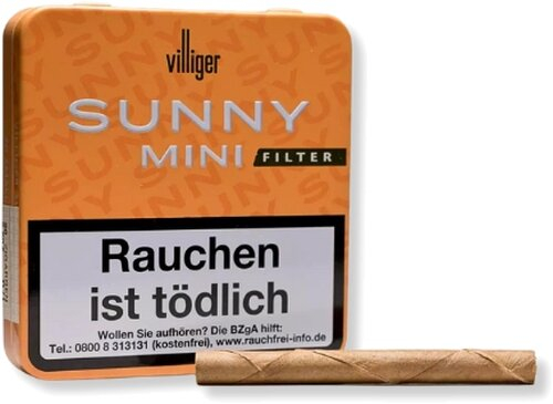 Villiger Sunny Mini mit Filter Zigarren 20 Stk. Villiger Sunny Mini mit Filter Zigarren 20 Stk.
