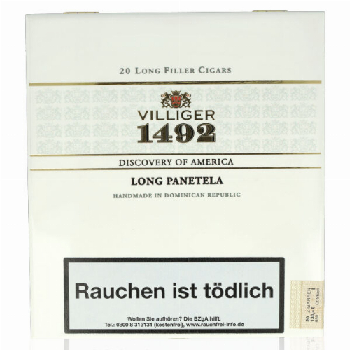 Villiger Zigarren 1492 Long Panetela 20Stk. Villiger Zigarren 1492 Long Panetela 20Stk.