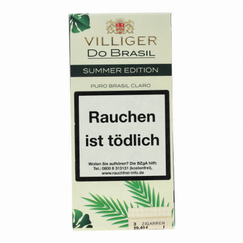 Villiger Zigarren DoBrasil Claro Summer Edition 3Stk. Villiger Zigarren DoBrasil Claro Summer Edition 3Stk.