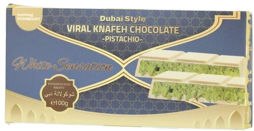 Viral Knafeh nach Dubai Art Schokolade 100g Tafel