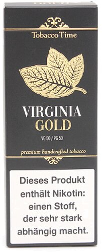 Tobacco Time Virginia Gold 3mg/ml Liquid 50 PG / 50 VG Tobacco Time Virginia Gold 3mg/ml Liquid 50 PG / 50 VG