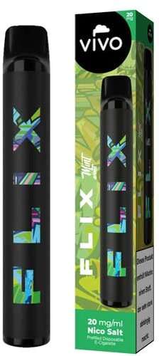 VIVO Flix 700 Einweg E-Zigarette Mint 20mg VIVO Flix 700 Einweg E-Zigarette Mint 20mg