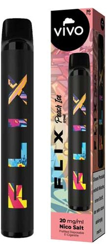 VIVO Flix 700 Einweg E-Zigarette Peach Ice 20mg VIVO Flix 700 Einweg E-Zigarette Peach Ice 20mg