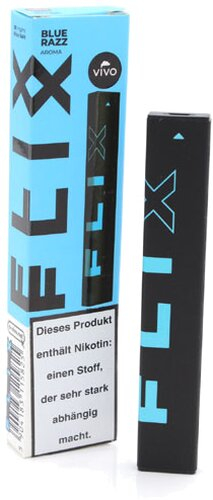 VIVO FLIX BAR Einweg E-Shisha Blue Razz 20mg/ml ca. 400 Züge