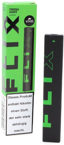 VIVO FLIX BAR Einweg E-Shisha Fresh Mint 20mg/ml ca. 400 Züge