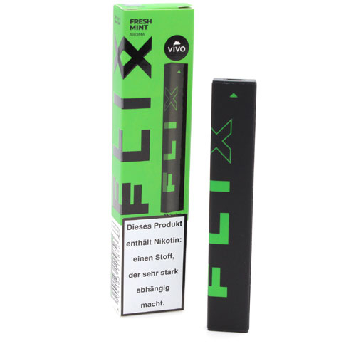 VIVO FLIX BAR Einweg E-Shisha Fresh Mint 20mg/ml ca. 400 Züge VIVO FLIX BAR Einweg E-Shisha Fresh Mint 20mg/ml ca. 400 Züge