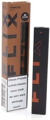VIVO FLIX BAR Einweg E-Shisha Tobacco 20mg/ml ca. 400 Züge