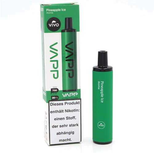 Vivo Vapp 700 Ananas Ice Einweg E-Shisha 20mg Nikotin
