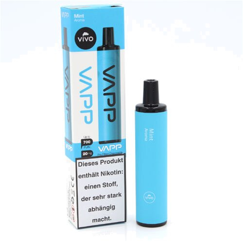 Vivo Vapp 700 Minze Einweg E-Shisha 20mg Nikotin