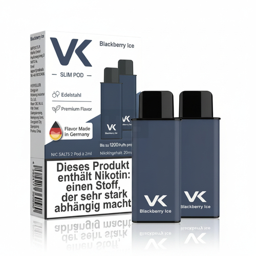 VK Slim Prefilled Pods Blackberry Ice 2x2ml 20mg