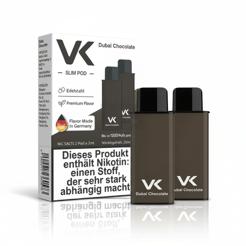 VK Slim Prefilled Pods Dubai Chocolate 2x2ml 20mg
