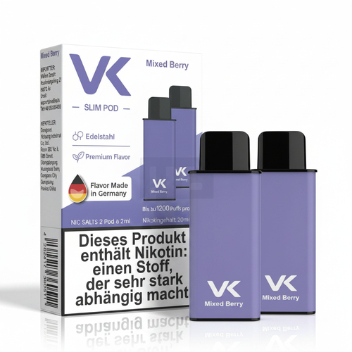 VK Slim Prefilled Pods Mixed Berry 2x2ml 20mg