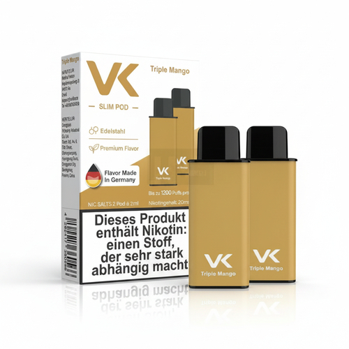 VK Slim Prefilled Pods Triple Mango 2x2ml 20mg