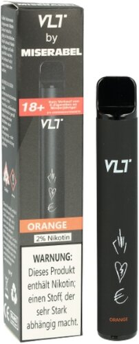 VLT by Miserabel 800 Einweg E-Zigarette 20mg Orange VLT by Miserabel 800 Einweg E-Zigarette 20mg Orange