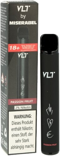 VLT by Miserabel 800 Einweg Passion Fruit E-Zigarette 20mg VLT by Miserabel 800 Einweg Passion Fruit E-Zigarette 20mg