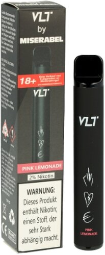 VLT by Miserabel 800 Einweg E-Zigarette 20mg Pink Lemonade VLT by Miserabel 800 Einweg E-Zigarette 20mg Pink Lemonade