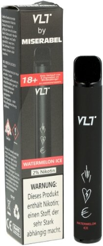 VLT by Miserabel 800 Einweg E-Zigarette 20mg Watermelon Ice VLT by Miserabel 800 Einweg E-Zigarette 20mg Watermelon Ice