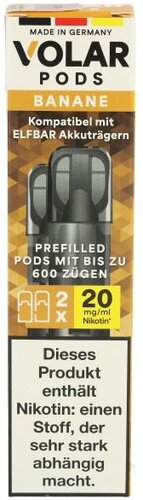 Volar Nikotinsalz Pods Banane 2x2ml 20mg Volar Nikotinsalz Pods Banane 2x2ml 20mg