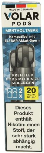 Volar Nikotinsalz Pods Menthol-Tabak 2x2ml 20mg Volar Nikotinsalz Pods Menthol-Tabak 2x2ml 20mg