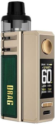 Voopoo Drag E60 Kit E-Zigarette Golden Voopoo Drag E60 Kit E-Zigarette Golden