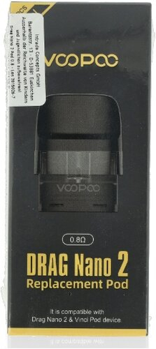 Voopoo Drag Nano 2 Pod Tank Verdampfer  0.8 Ohm