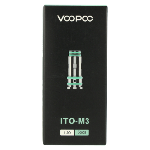Voopoo ITO-M3 Head 1,2 Ohm 5 Stk. Voopoo ITO-M3 Head 1,2 Ohm 5 Stk.