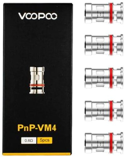 VOOPOO PnP-VM4 0,6Ohm 5 Stück je Packung VOOPOO PnP-VM4 0,6Ohm 5 Stück je Packung