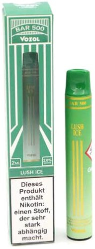 Vozol Bar 500 Einweg E-Shisha Lush Ice 20mg