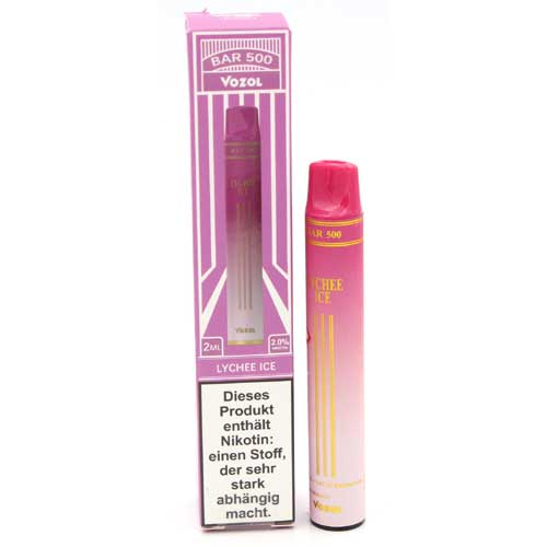 Vozol Bar 500 Einweg E-Shisha Lychee Ice 20mg Vozol Bar 500 Einweg E-Shisha Lychee Ice 20mg