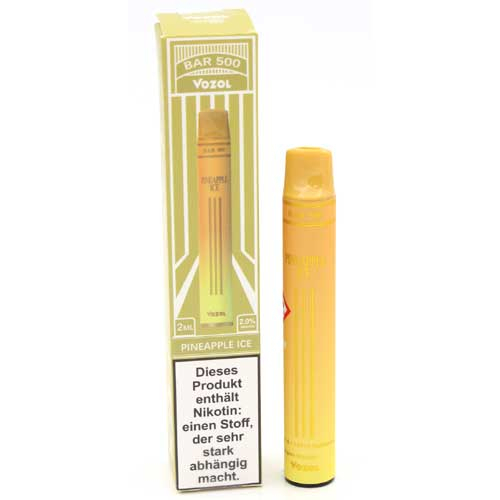 Vozol Bar 500 Einweg E-Shisha Pineapple Ice 20mg Vozol Bar 500 Einweg E-Shisha Pineapple Ice 20mg