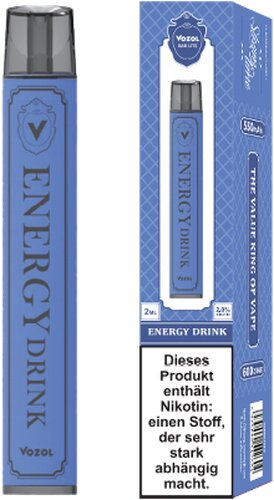 Vozol Bar Lite Energy Drink Einweg E-Zigarette 20mg Vozol Bar Lite Energy Drink Einweg E-Zigarette 20mg