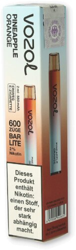 Vozol Bar Lite Pineapple Orange Einweg E-Zigarette 20mg