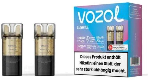 Vozol Switch Pro Prefilled Pod 2 x 2ml Lush Ice 20mg