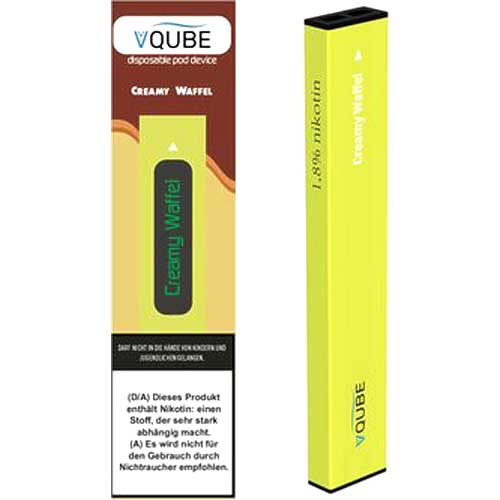 VQube E-Shisha Creamy Waffel ca. 350 Züge VQube E-Shisha Creamy Waffel ca. 350 Züge