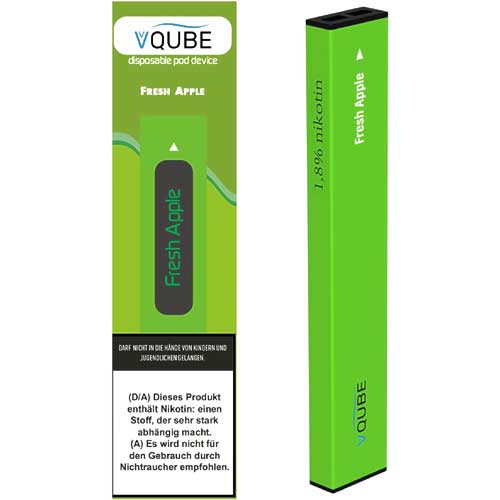 VQube E-Shisha Fresh Apple ca. 350 Züge VQube E-Shisha Fresh Apple ca. 350 Züge