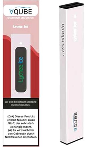 VQube E-Shisha Lychee Ice ca. 350 Züge