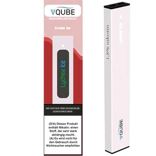 VQube E-Shisha Lychee Ice ca. 350 Züge VQube E-Shisha Lychee Ice ca. 350 Züge