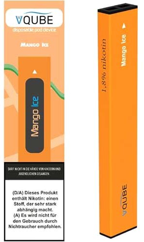 VQube E-Shisha Mango Ice ca. 350 Züge