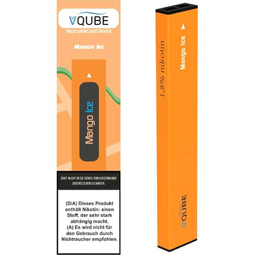 VQube E-Shisha Mango Ice ca. 350 Züge VQube E-Shisha Mango Ice ca. 350 Züge