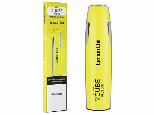 VQUBE Plus 600 E-Shisha Lemon Chii Aroma ohne Nikotin VQUBE Plus 600 E-Shisha Lemon Chii Aroma ohne Nikotin