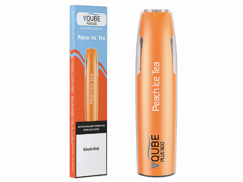 VQUBE Plus 600 E-Shisha Peach Ice Tea Aroma ohne Nikotin VQUBE Plus 600 E-Shisha Peach Ice Tea Aroma ohne Nikotin