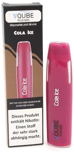 VQUBE Plus 600 E-Shisha Cola Ice Aroma 16mg