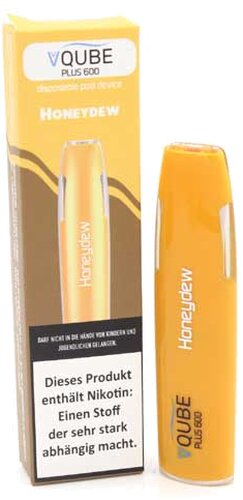 VQUBE Plus 600 E-Shisha Honeydew Aroma 16mg VQUBE Plus 600 E-Shisha Honeydew Aroma 16mg