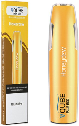VQUBE Plus 600 E-Shisha Honeydew Aroma ohne Nikotin