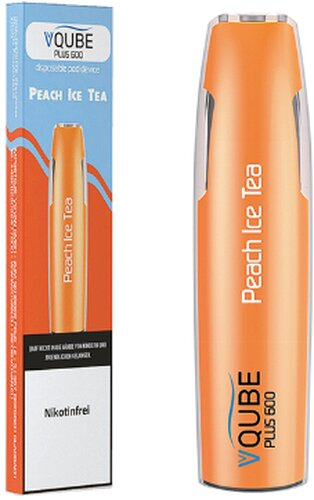 VQUBE Plus 600 E-Shisha Peach Ice Tea Aroma ohne Nikotin VQUBE Plus 600 E-Shisha Peach Ice Tea Aroma ohne Nikotin